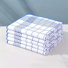 Absorbent Cotton Dish Towels - Eco - Friendly Kitchen Cleaning Cloths, 100% Cotton - 100 Cotton Kitchen Towels - Hurbane Home
