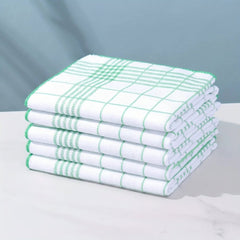 Absorbent Cotton Dish Towels - Eco - Friendly Kitchen Cleaning Cloths, 100% Cotton - 100 Cotton Kitchen Towels - Hurbane Home