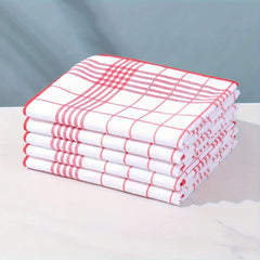 Absorbent Cotton Dish Towels - Eco - Friendly Kitchen Cleaning Cloths, 100% Cotton - 100 Cotton Kitchen Towels - Hurbane Home