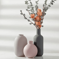 Abstract Ceramic Vase - Modern Geometric Design for Stylish Home Decor - Modern ceramic vase - Hurbane Home