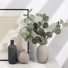 Abstract Ceramic Vase - Modern Geometric Design for Stylish Home Decor - Modern ceramic vase - Hurbane Home