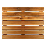 Acacia Wood Bath Mat - Slip - Resistant, Eco - Friendly Bathroom Floor Essential - Wooden Bath Mat - Hurbane Home