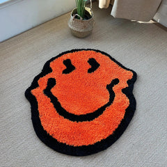 Acrylic Area Rug – Hand - Tufted Smiling Fluffy Decorative Accent - Hurbane Home