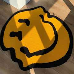 Acrylic Area Rug – Hand - Tufted Smiling Fluffy Decorative Accent - Hurbane Home