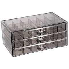 Acrylic Earring Organizer Box - Compact Jewelry Storage with Clear Display Lid - Jewelry Organizer Box - Hurbane Home
