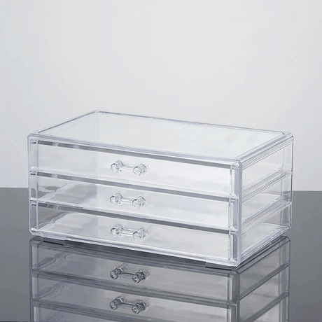 Acrylic Jewelry Organizer Box - Multi - Drawer Storage for Maximum Jewelry Protection - Jewelry Organizer Box - Hurbane Home