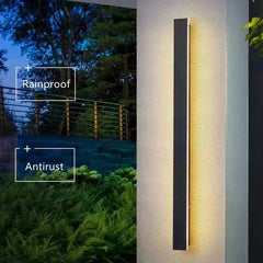 Elenorra Vertica LED Wall Light IP65 Metal Acrylic 11.8–94.5 in