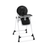 Adjustable Height Highchair with Wheels - Portable & Foldable for Baby Safety - Baby Feeding Chair - Hurbane Home