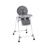 Adjustable Height Highchair with Wheels - Portable & Foldable for Baby Safety - Baby Feeding Chair - Hurbane Home