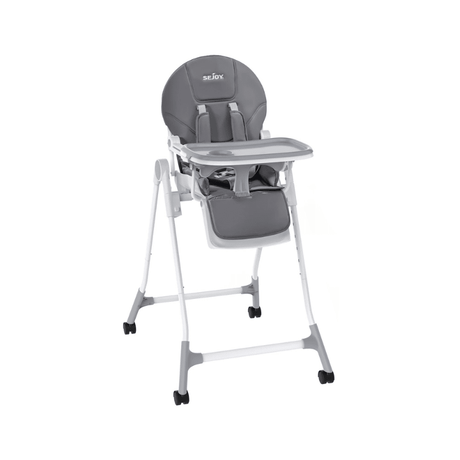 Adjustable Height Highchair with Wheels - Portable & Foldable for Baby Safety - Baby Feeding Chair - Hurbane Home