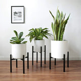 Adjustable Height Plant Stand - Indoor/Outdoor Metal Stand with Shelves for Multi - Size Pots - metal plant stand - Hurbane Home