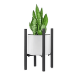 Adjustable Height Plant Stand - Indoor/Outdoor Metal Stand with Shelves for Multi - Size Pots - metal plant stand - Hurbane Home