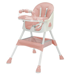 Adjustable High Chair - Reclining, Foldable Baby Feeding Seat with Tray - Baby Feeding Chair - Hurbane Home