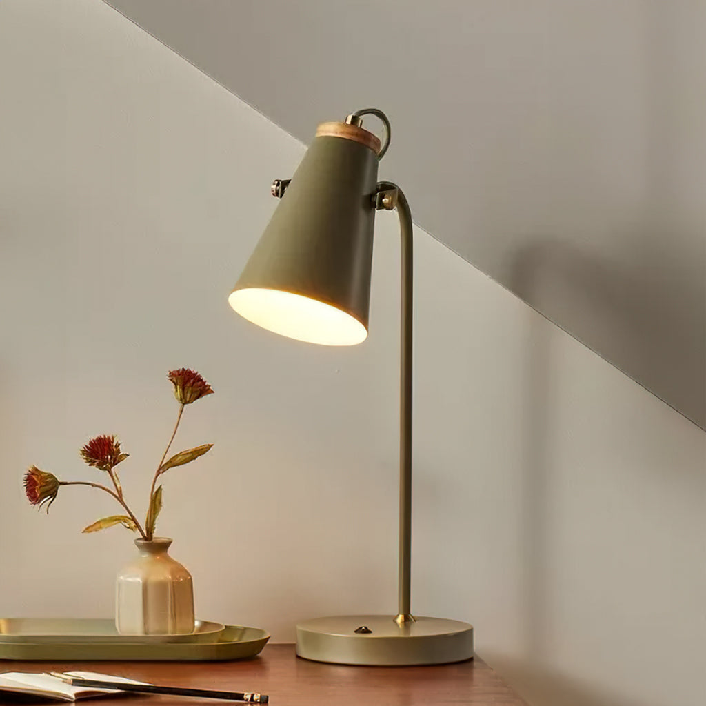 Adjustable industrial metal desk lamp additional product view 6