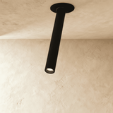 Adjustable tube ceiling spotlight in aluminium colour option view 3