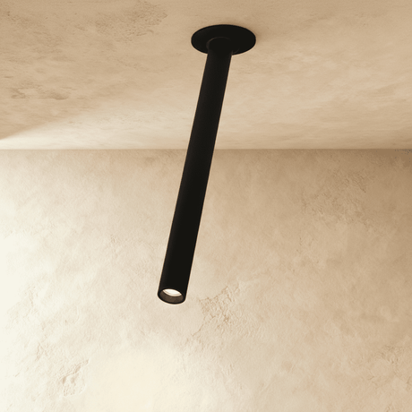 Adjustable tube ceiling spotlight in aluminium further product image 4