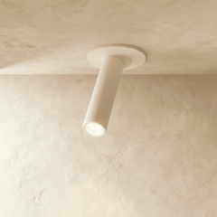 Adjustable tube ceiling spotlight in aluminium supplementary product view 5