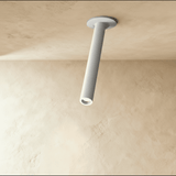 Adjustable tube ceiling spotlight in aluminium additional product view 6