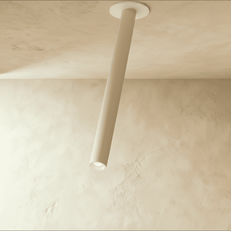 Adjustable tube ceiling spotlight in aluminium alternative angle view 7