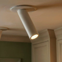 Adjustable tube ceiling spotlight in aluminium colour option view 9