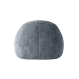 Adult Beanbag Chair - Dark Gray Faux Fur Memory Foam Lounger - Bean Bag Chair - Hurbane Home