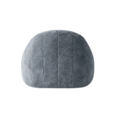 Adult Beanbag Chair - Dark Gray Faux Fur Memory Foam Lounger - Bean Bag Chair - Hurbane Home