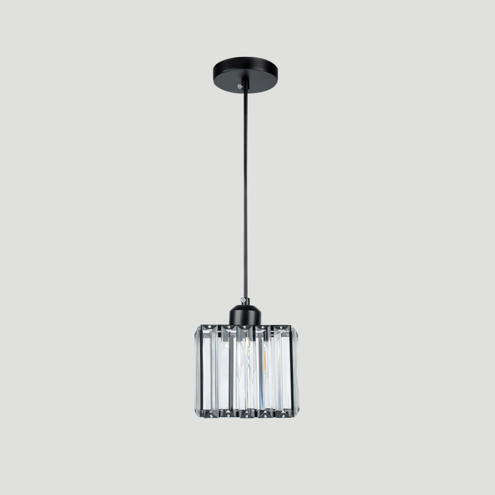 Lampsmodern-UK Multi-Head Glass Pendant Light Black for Kitchen