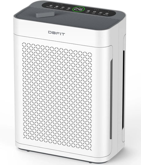 Air Purifier for Bedroom – Quiet HEPA Cleaner With Washable Filter - Bedroom Air Filter - Hurbane Home