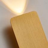 Angled view of the aluminium up and down wall sconce