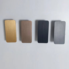 Rectangular up and down wall sconce mounted on a plain wall
