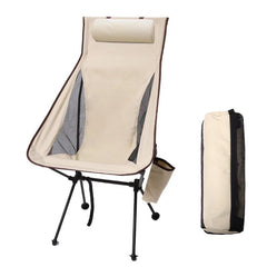 Aluminum Camping Chair - Lightweight, Foldable Outdoor Seat for Travel and Hiking - Folding Camping Chair - Hurbane Home