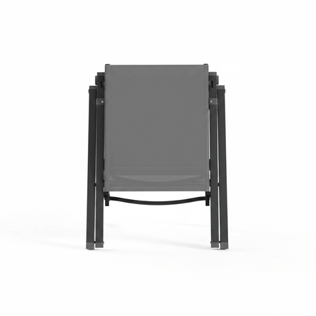 Aluminum Folding Chaise Lounge Chair – 5 Position Patio Recliner - Hurbane Home