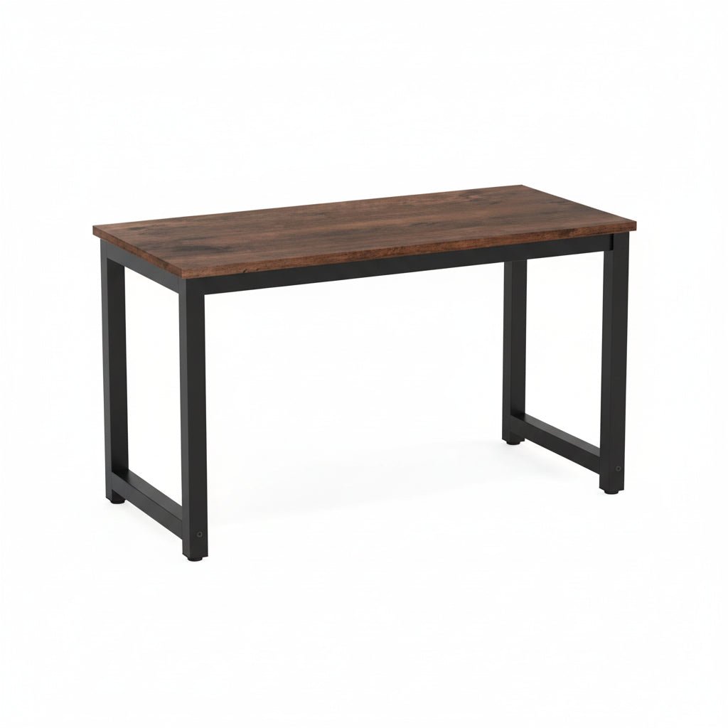 Antique Wood Executive Desk - Adjustable Standing Desk for Home Office Productivity - Adjustable Standing Desk - Hurbane Home
