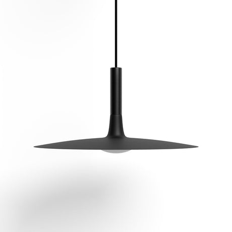 Pendant Light Flat Aluminum Shade LED Modern Minimalist Hanging Lamp