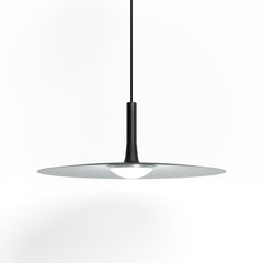 Pendant Light Flat Aluminum Shade LED Modern Minimalist Hanging Lamp