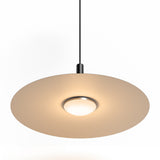 Pendant Light Flat Aluminum Shade LED Modern Minimalist Hanging Lamp
