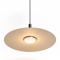 Pendant Light Flat Aluminum Shade LED Modern Minimalist Hanging Lamp