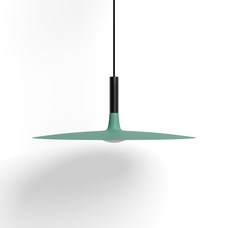 Pendant Light Flat Aluminum Shade LED Modern Minimalist Hanging Lamp