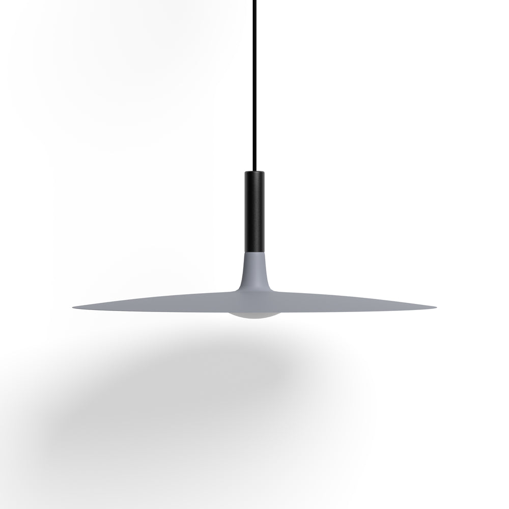 Pendant Light Flat Aluminum Shade LED Modern Minimalist Hanging Lamp