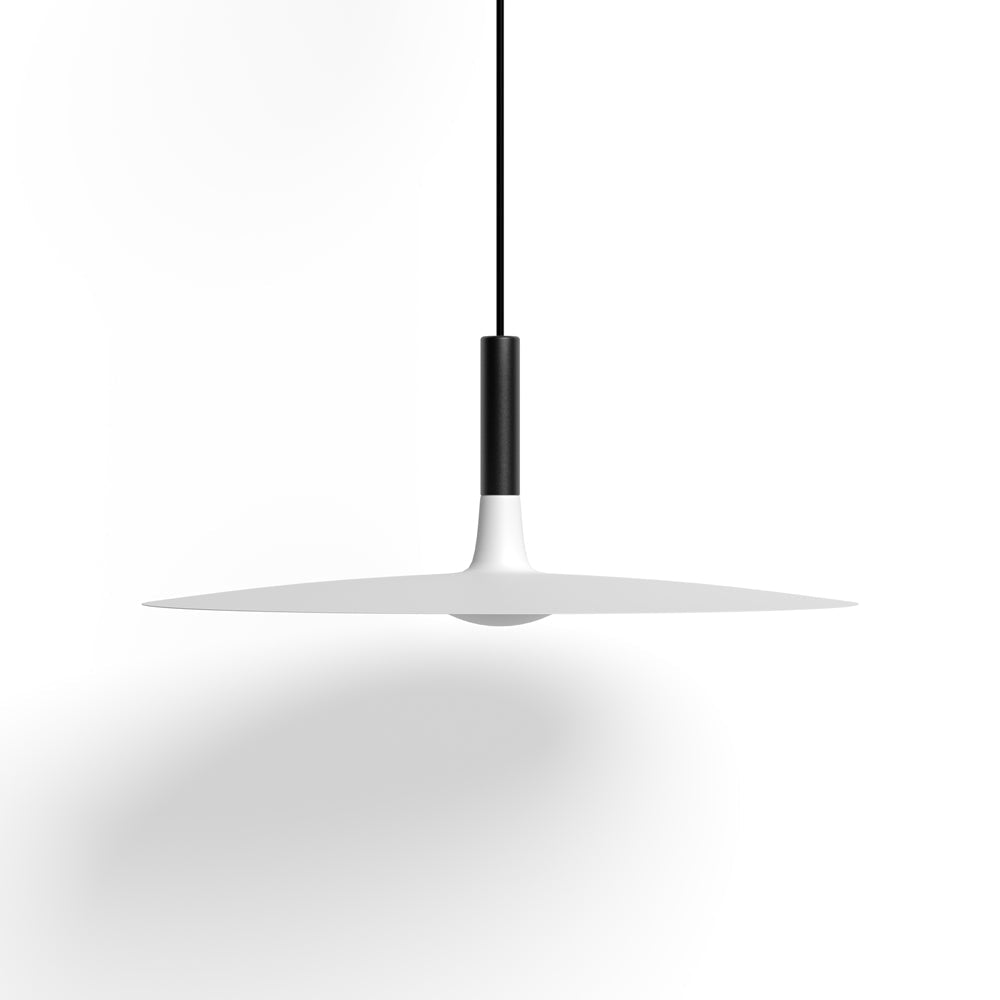 Pendant Light Flat Aluminum Shade LED Modern Minimalist Hanging Lamp