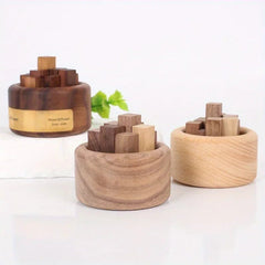 Aroma Wood Diffuser - Small Beech & Black Walnut Home Ornament - Hurbane Home
