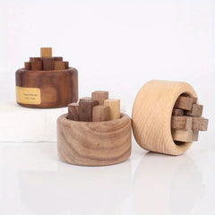 Aroma Wood Diffuser - Small Beech & Black Walnut Home Ornament - Hurbane Home