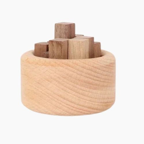 Aroma Wood Diffuser - Small Beech & Black Walnut Home Ornament - Hurbane Home