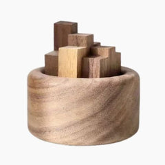 Aroma Wood Diffuser - Small Beech & Black Walnut Home Ornament - Hurbane Home