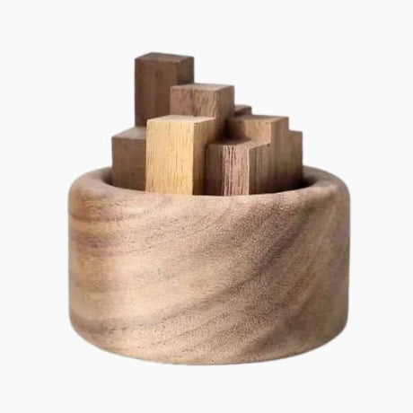Aroma Wood Diffuser - Small Beech & Black Walnut Home Ornament - Hurbane Home