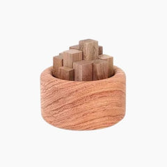 Aroma Wood Diffuser - Small Beech & Black Walnut Home Ornament - Hurbane Home