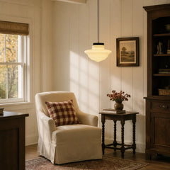Art deco milk glass pendant light colour option view 15