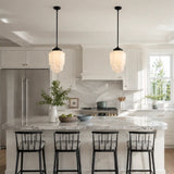 Art deco milk glass pendant light colour option view 33
