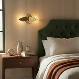 Art deco moth resin wall sconce additional product view 12