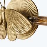 Art deco moth resin wall sconce supplementary product view 17